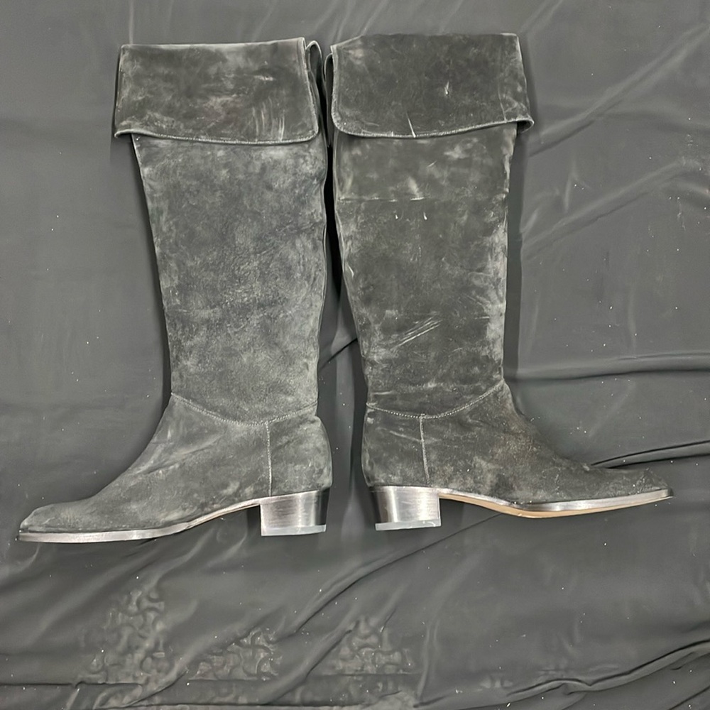 Adrienne Vittadini suede boots, made in Italy, brown, size 9 1/2B, NWOT